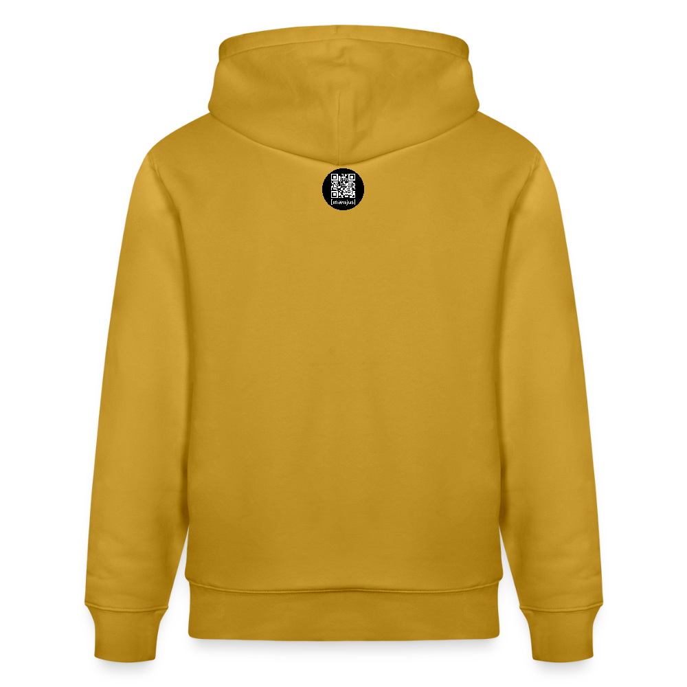 Unisex Bio-Hoodie mit KEEP CALM PRINT - Ocker