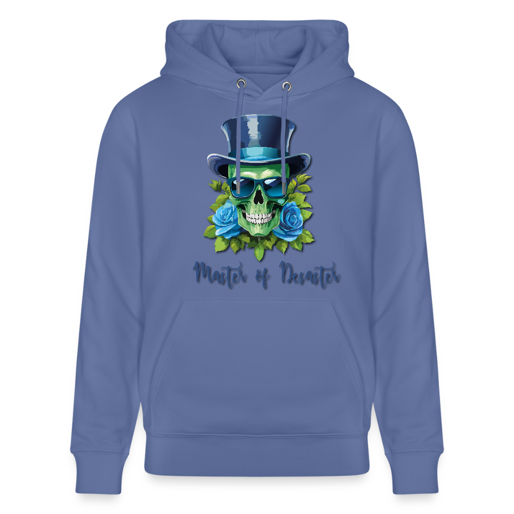 Unisex Hoodie mit MASTER OF DESASTER SKULL PRINT - Blau