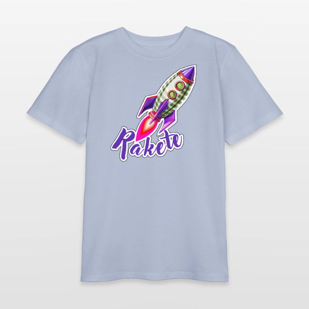 MNJS TEENS Bio T-Shirt mit RAKETE PRINT - Lavendel-Violett