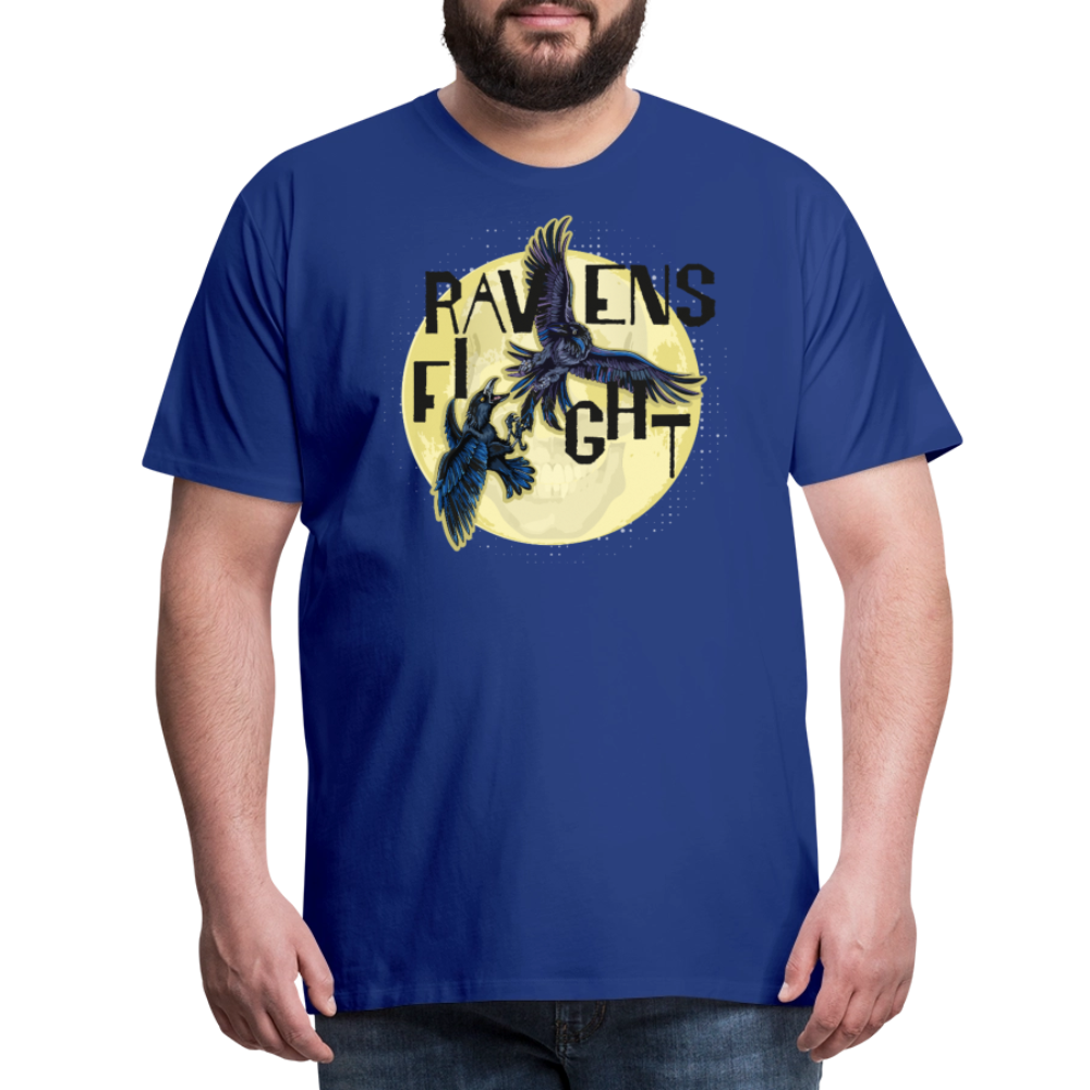Männer Premium T-Shirt mit RAVENS FIGHT PRINT - Königsblau
