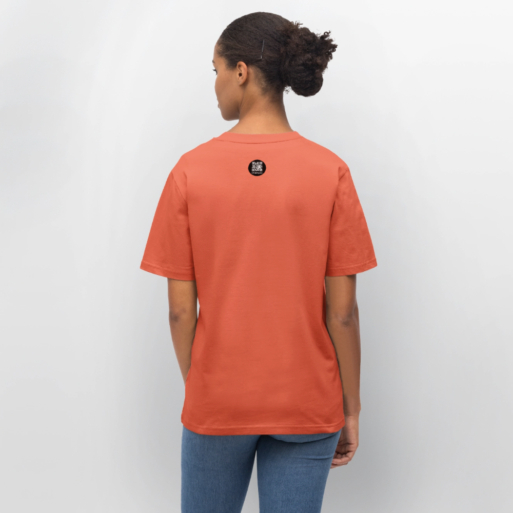 Unisex Bio-T-Shirt mit KEEP CALM PRINT - Hellrot