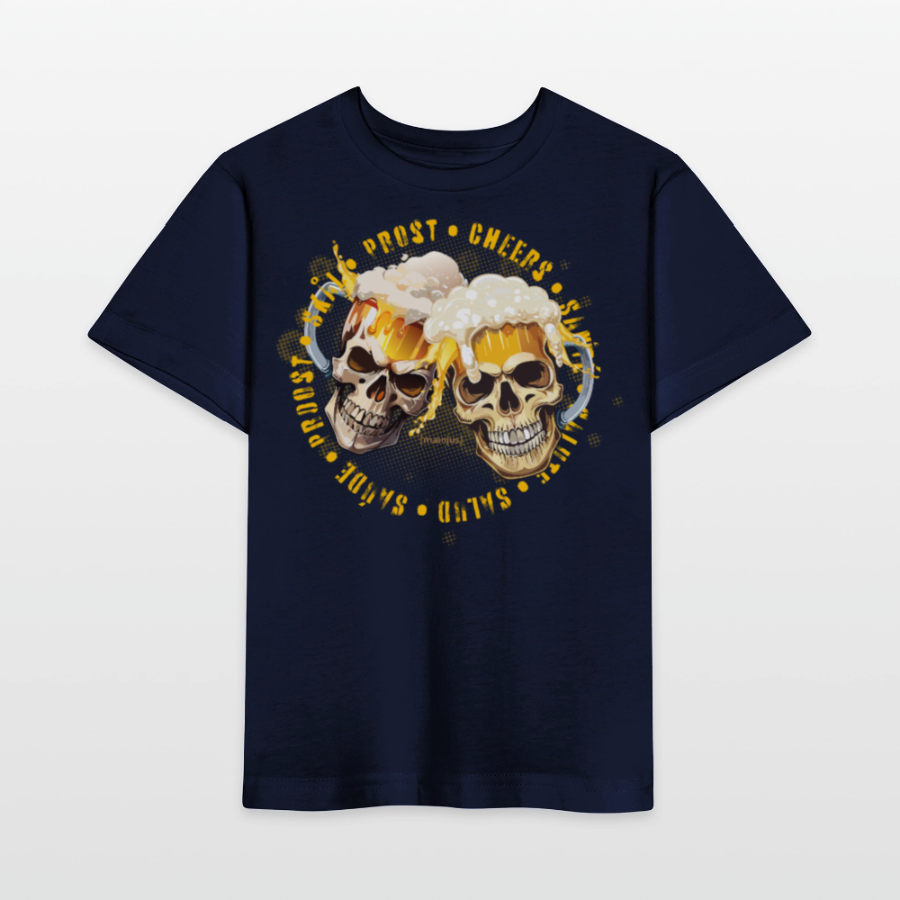 MNJS KIDS Bio T-Shirt mit OKOTBERFEST EDITION BOYS PRINT - Navy
