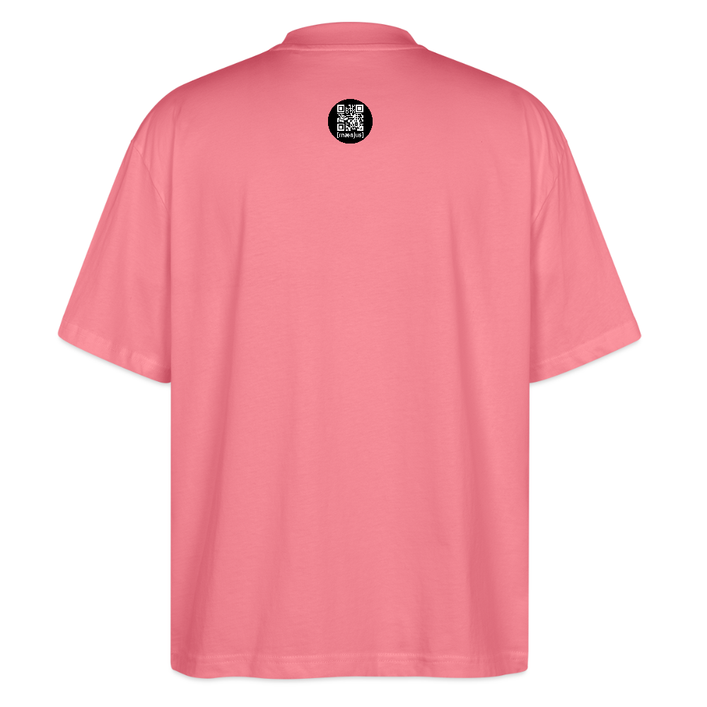 Oversized Unisex Bio T-Shirt mit KEEP CALM PRINT - Pink 