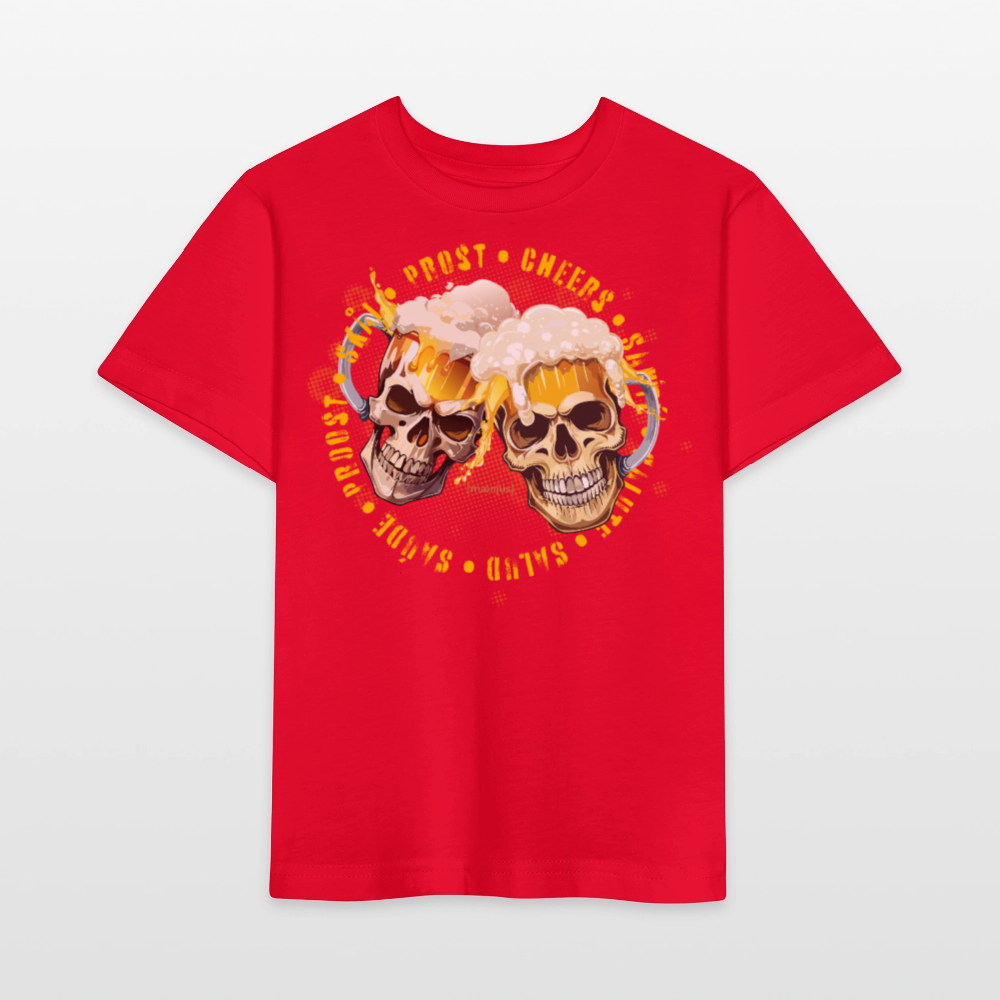 MNJS KIDS Bio T-Shirt mit OKOTBERFEST EDITION BOYS PRINT - Rot