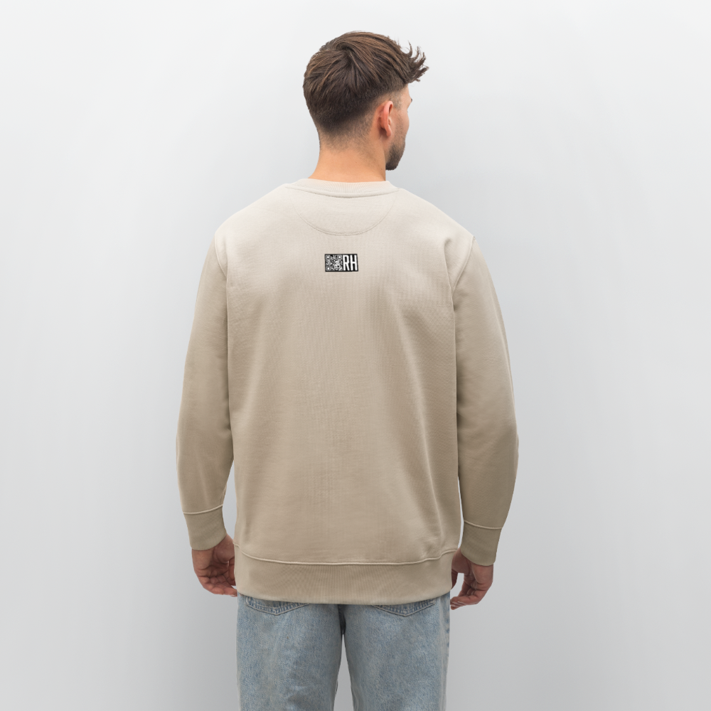 Unisex Bio-Sweatshirt mit CREATIVE VIRUS INSIDE PRINT - Beige