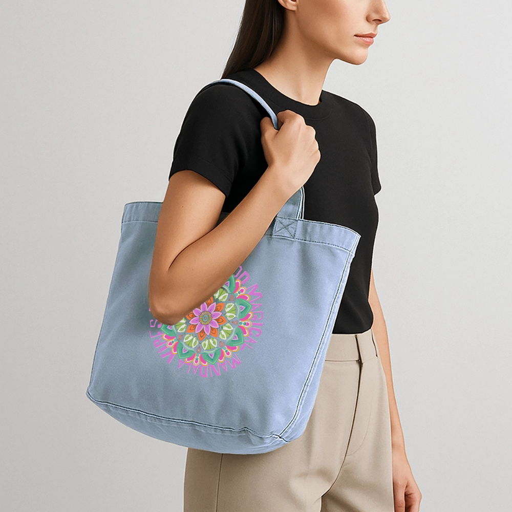 Vintage-Washed Shopper - Vintage Blue