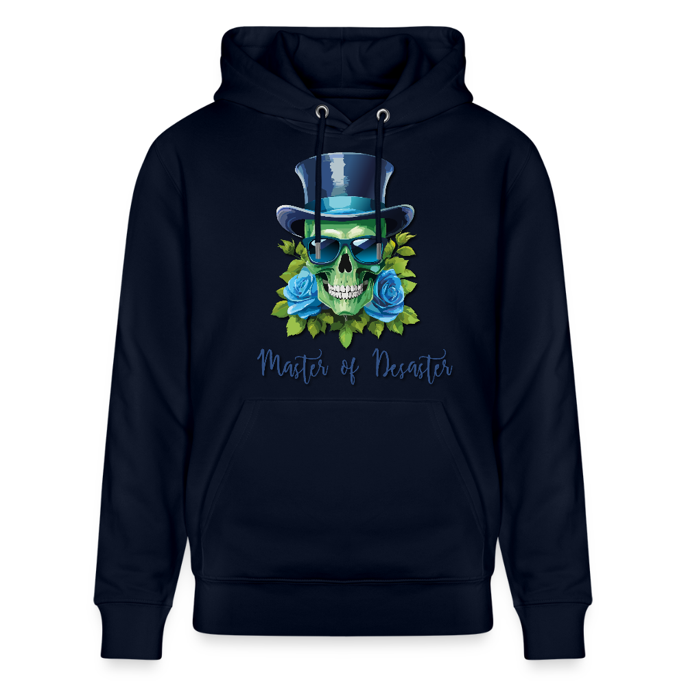 Unisex Hoodie mit MASTER OF DESASTER SKULL PRINT - Navy