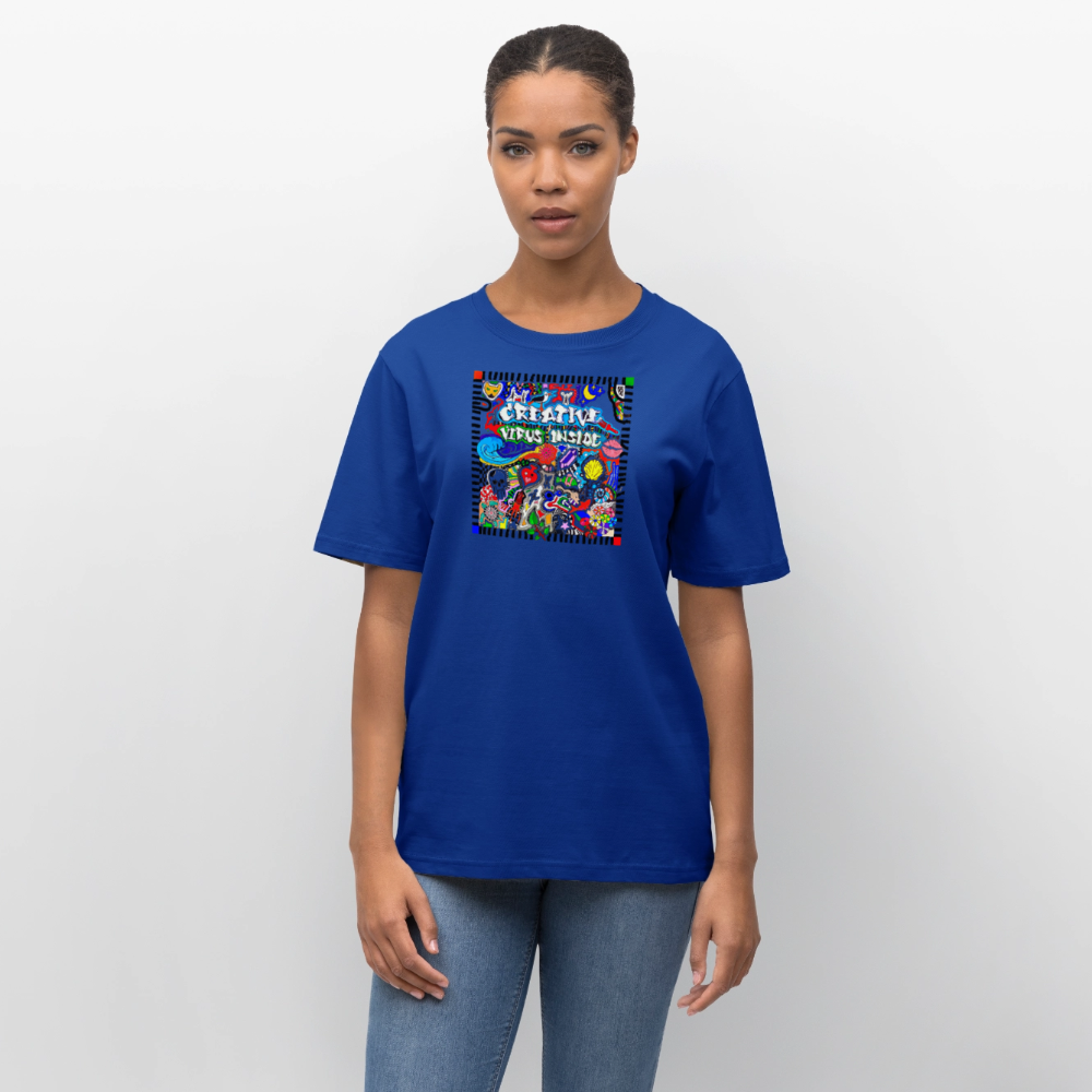 Unisex Bio-T-Shirt mit CREATIVE VIRUS INSIDE PRINT - Dunkelblau