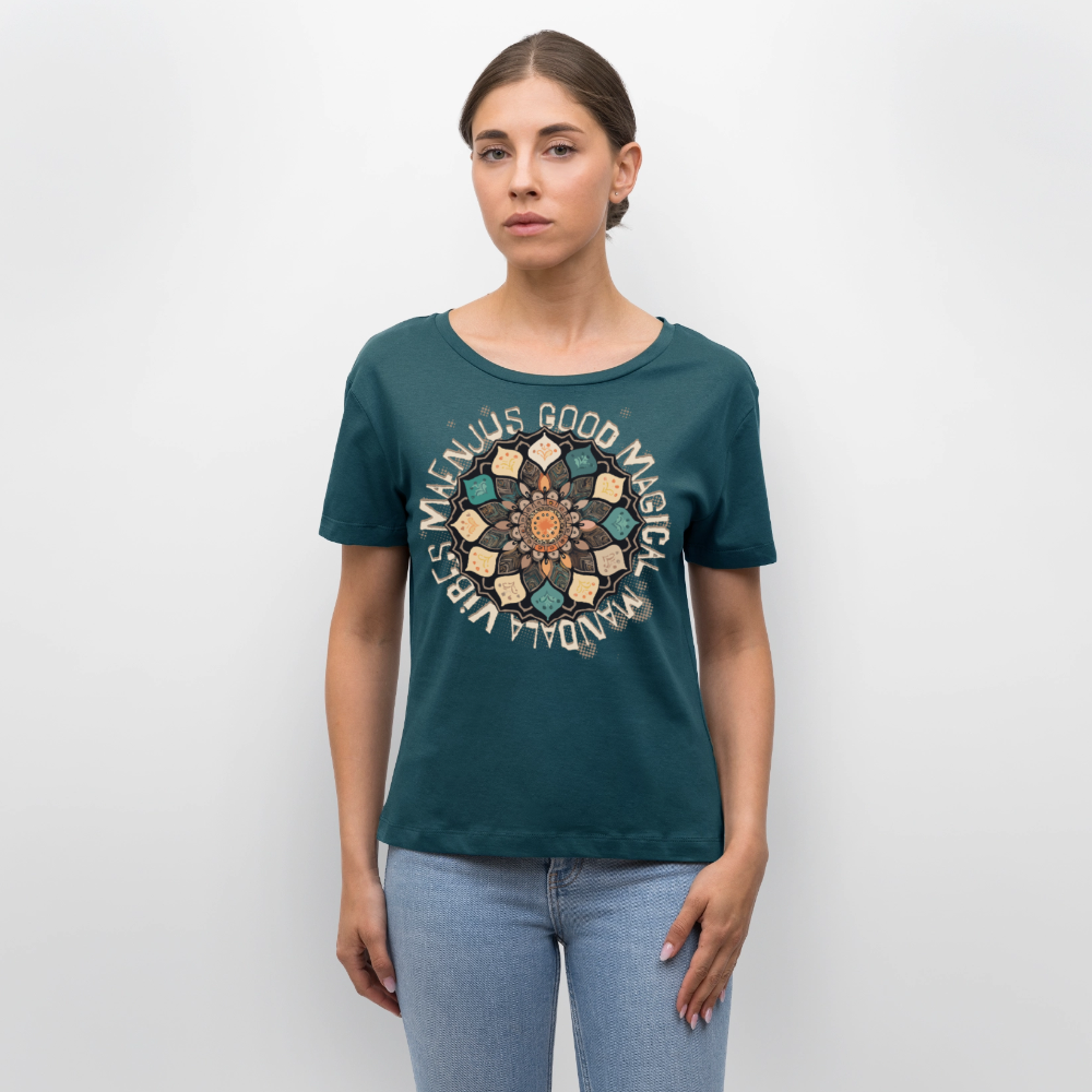 Stanley/Stella Relaxed Rundhals Frauen Bio-T-Shirt SERENA - Dunkles Petrol