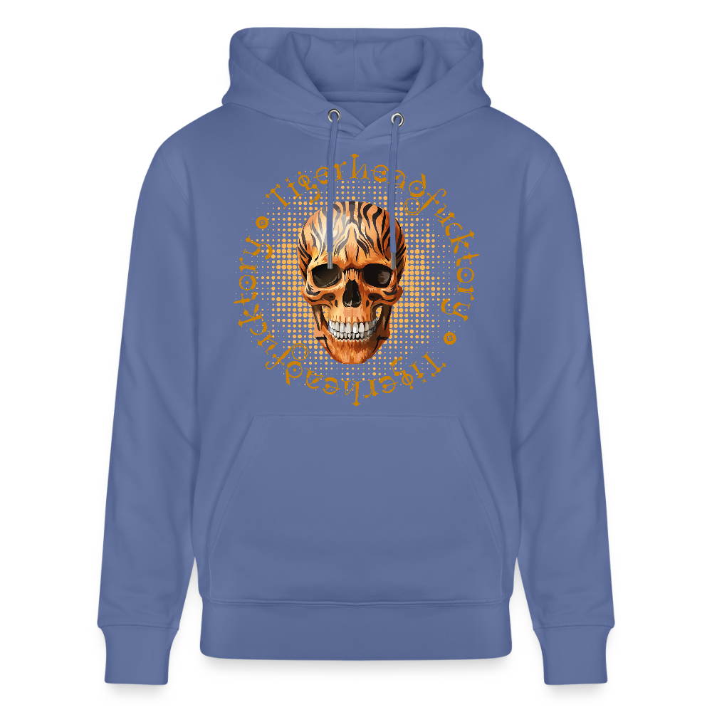 Unisex Hoodie mit TIGERHEAD SKULL PRINT - Blau