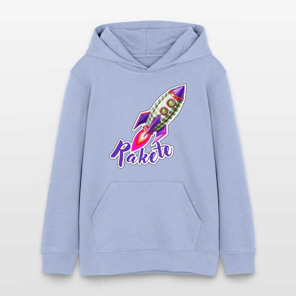 MNJS TEENS Bio-Hoodie mit RAKETE PRINT - Sky