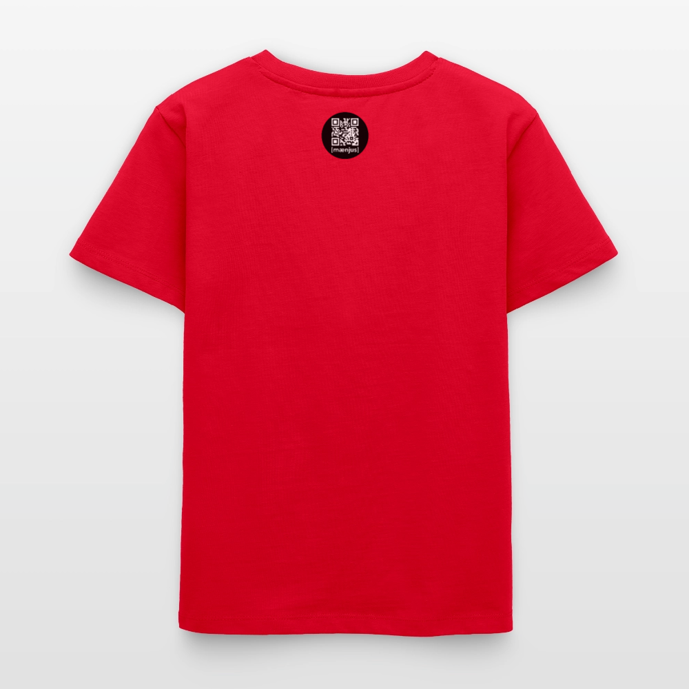 MNJS TEENS Bio T-Shirt mit SUBMARINE SHIPYARD PRINT - Rot