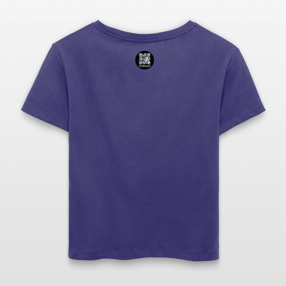 Rundhals Frauen Bio-T-Shirt mit Mandala Vibes PRINT - Dämmerung