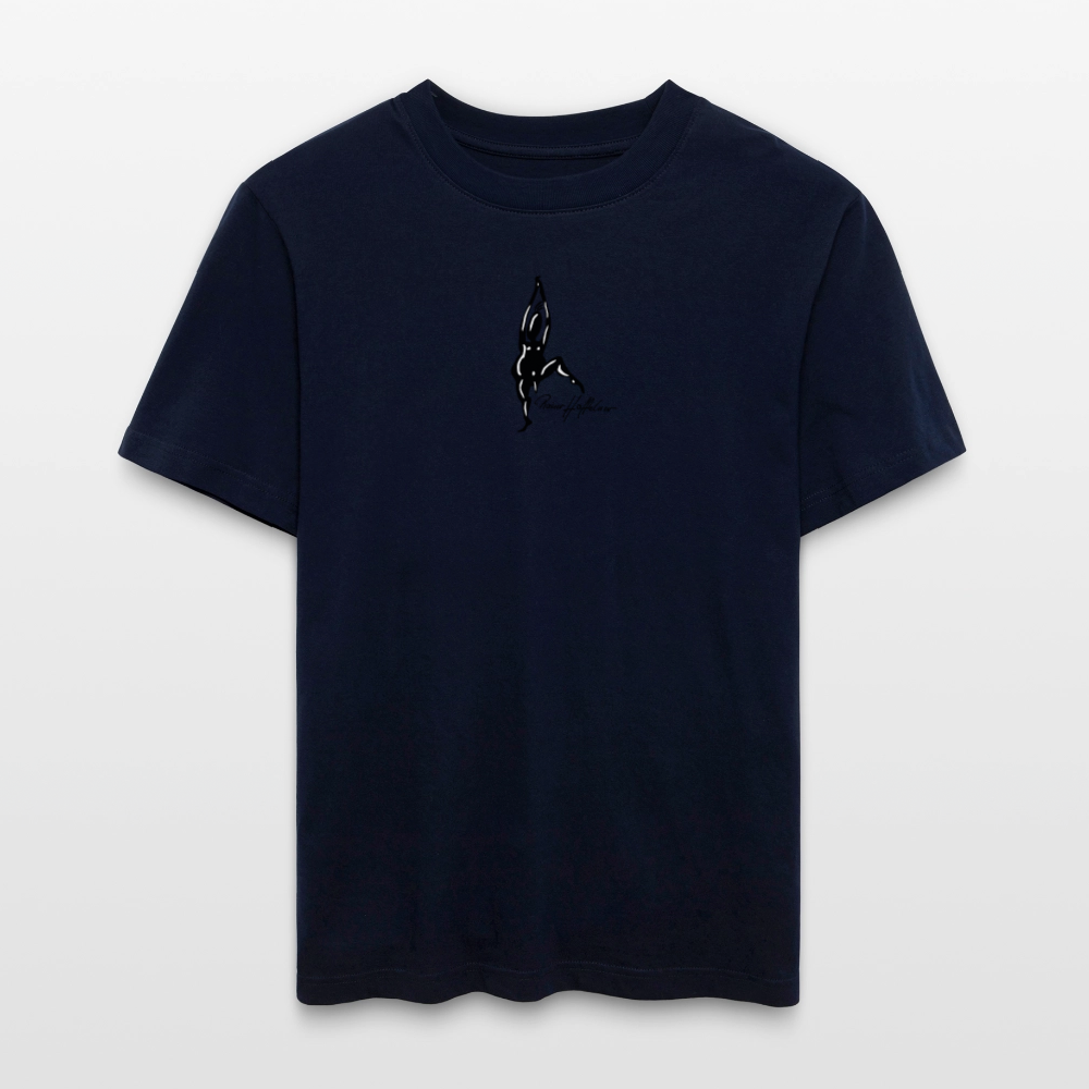 Unisex Bio-T-Shirt mit TUSCHEMÄNNCHEN PRINT - Navy