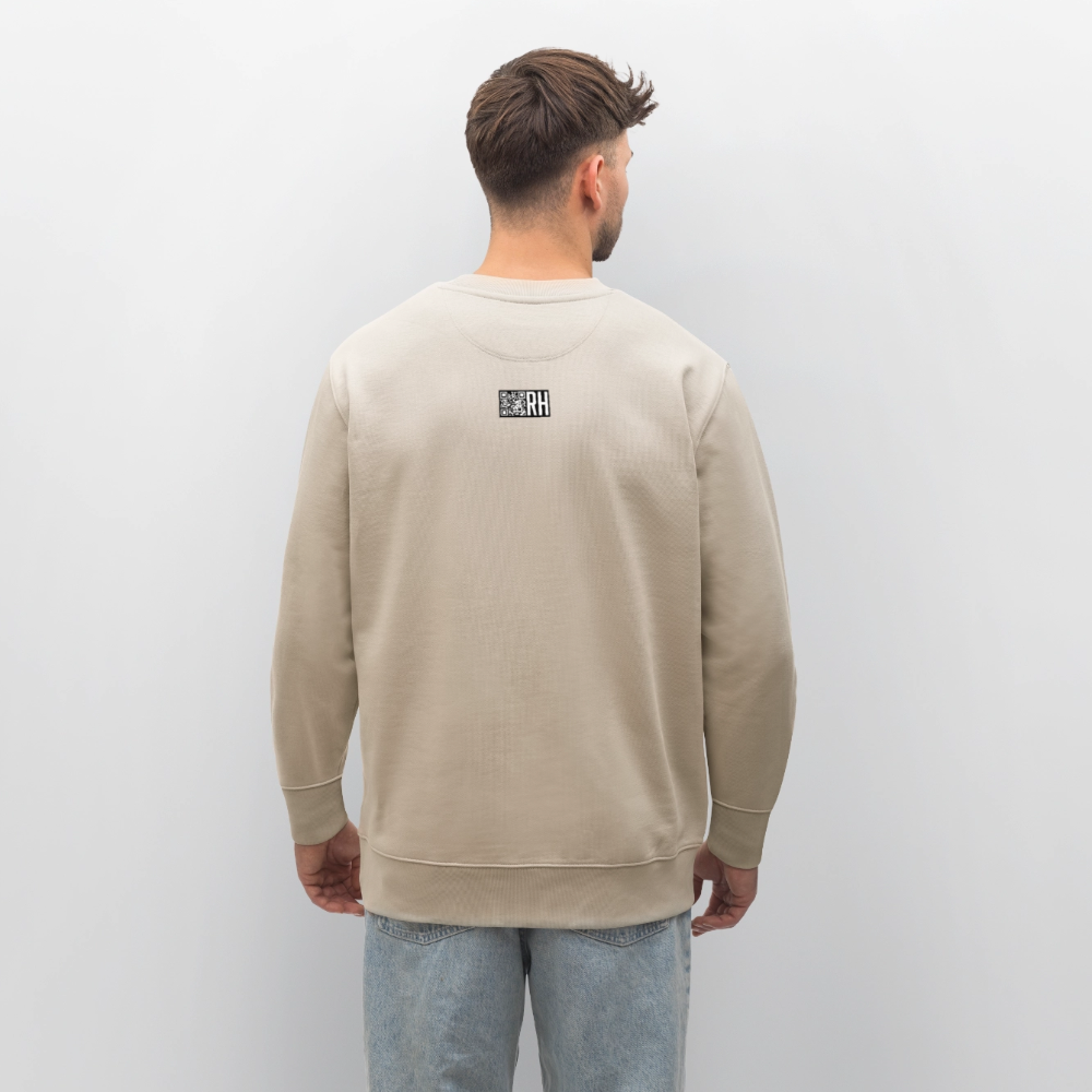 Unisex Bio-Sweatshirt mit BÄM PRINT - Beige