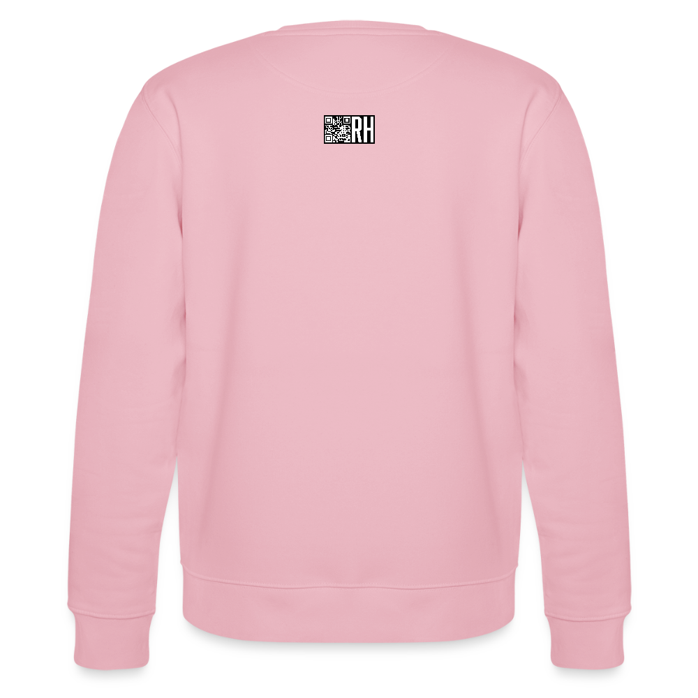 Unisex Bio-Sweatshirt mit CREATIVE VIRUS INSIDE PRINT - Hellrosa