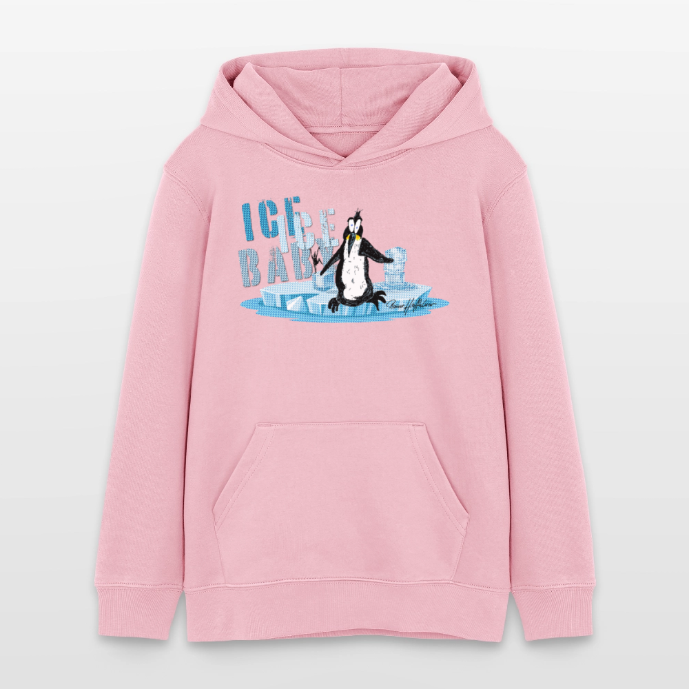 MNJS TEENS Bio-Hoodie mit ICE ICE BABY PRINT - Hellrosa