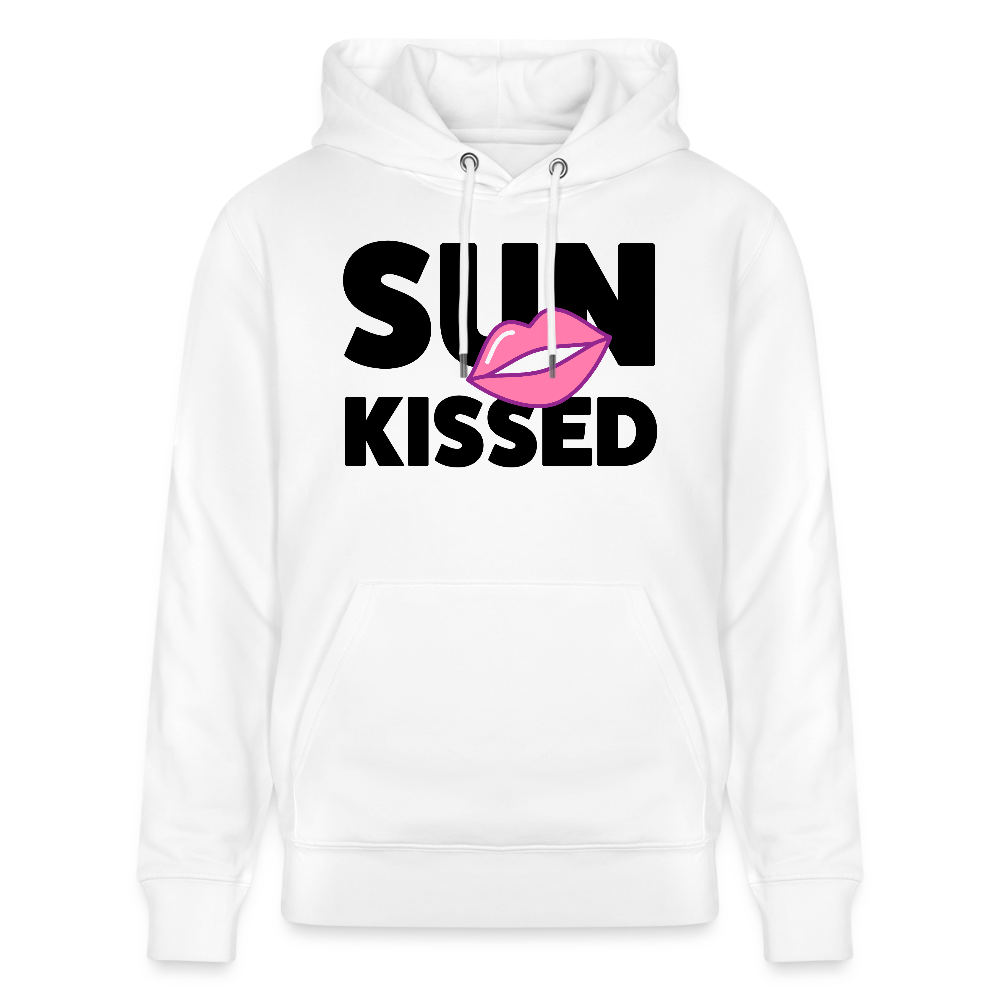 Unisex Hoodie mit SUN KISSED PRINT - Weiß