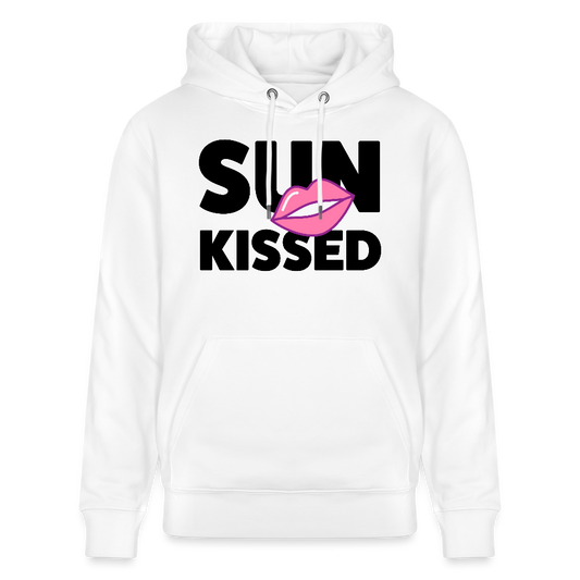 Unisex Hoodie mit SUN KISSED PRINT - Weiß