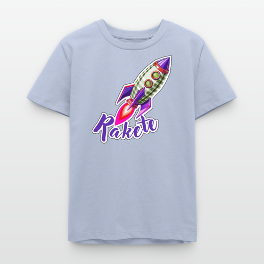 MNJS TEENS Bio T-Shirt mit RAKETE PRINT - Lavendel-Violett