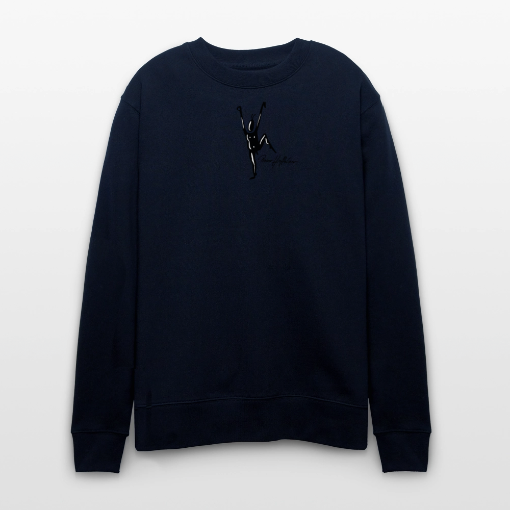 Unisex Bio-Sweatshirt mit TUSCHEMÄNNCHEN PRINT - Navy