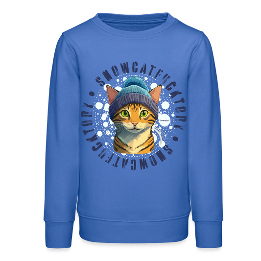 MNJS TEENS Bio Sweatshirt mit SNOWCATFUCKTORY PRINT - carolina Blue