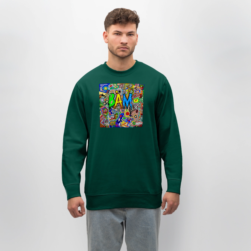 Unisex Bio-Sweatshirt mit BÄM PRINT - Forest