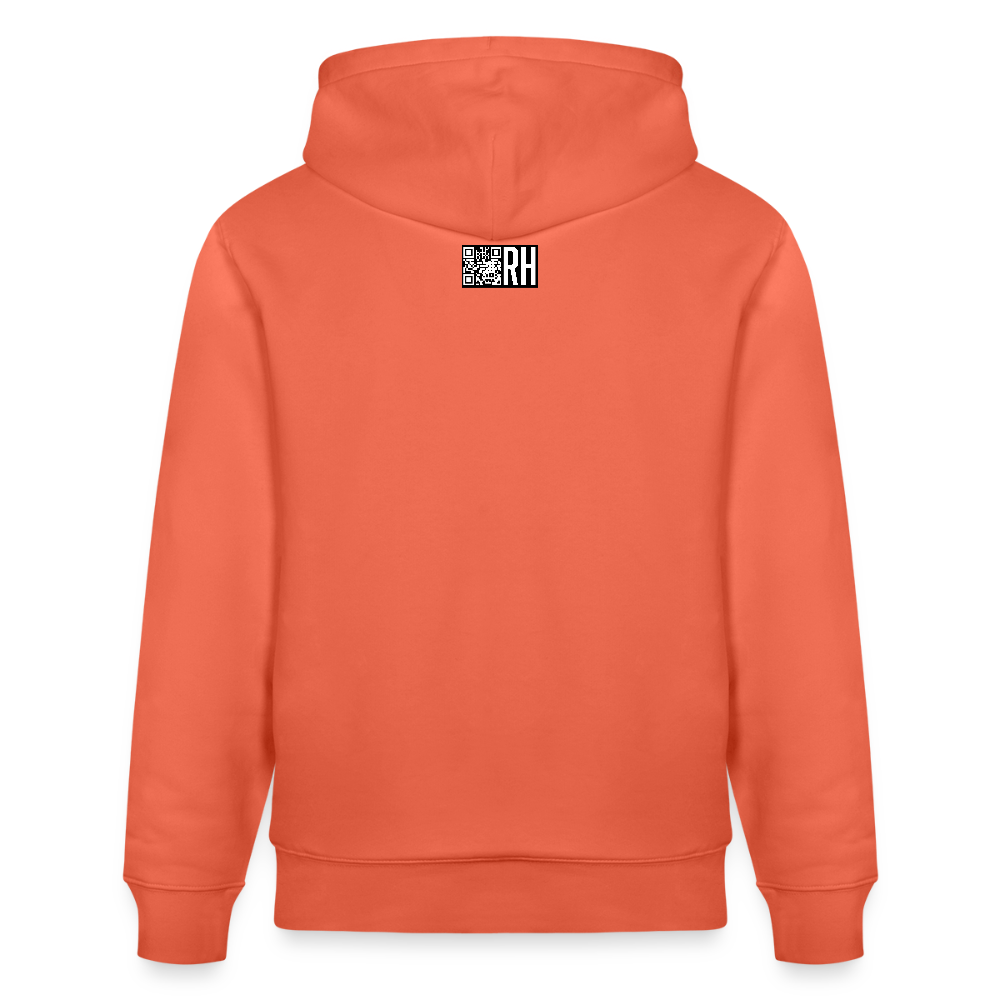 Unisex Bio-Hoodie mit CREATIVE VIRUS INSIDE PRINT - Hellrot