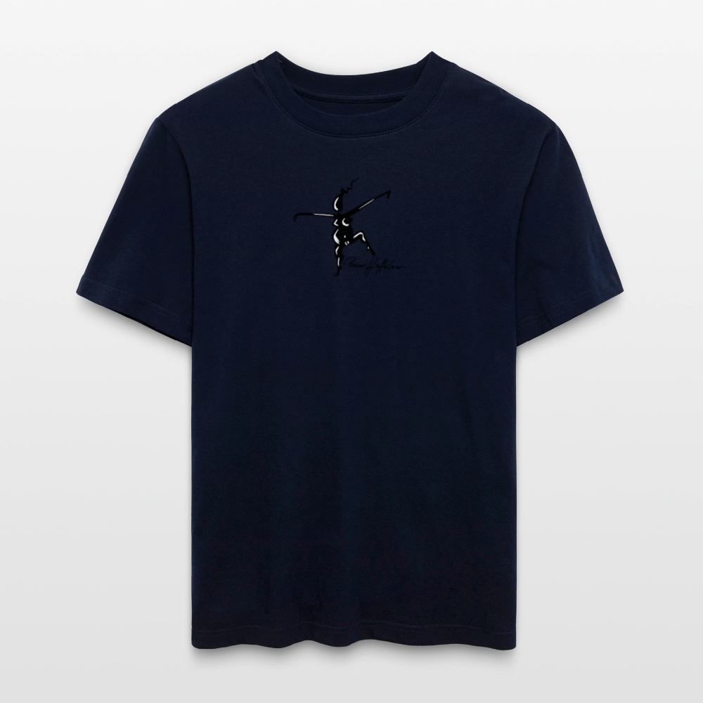 Unisex Bio-T-Shirt mit TUSCHEWEIBCHEN PRINT - Navy