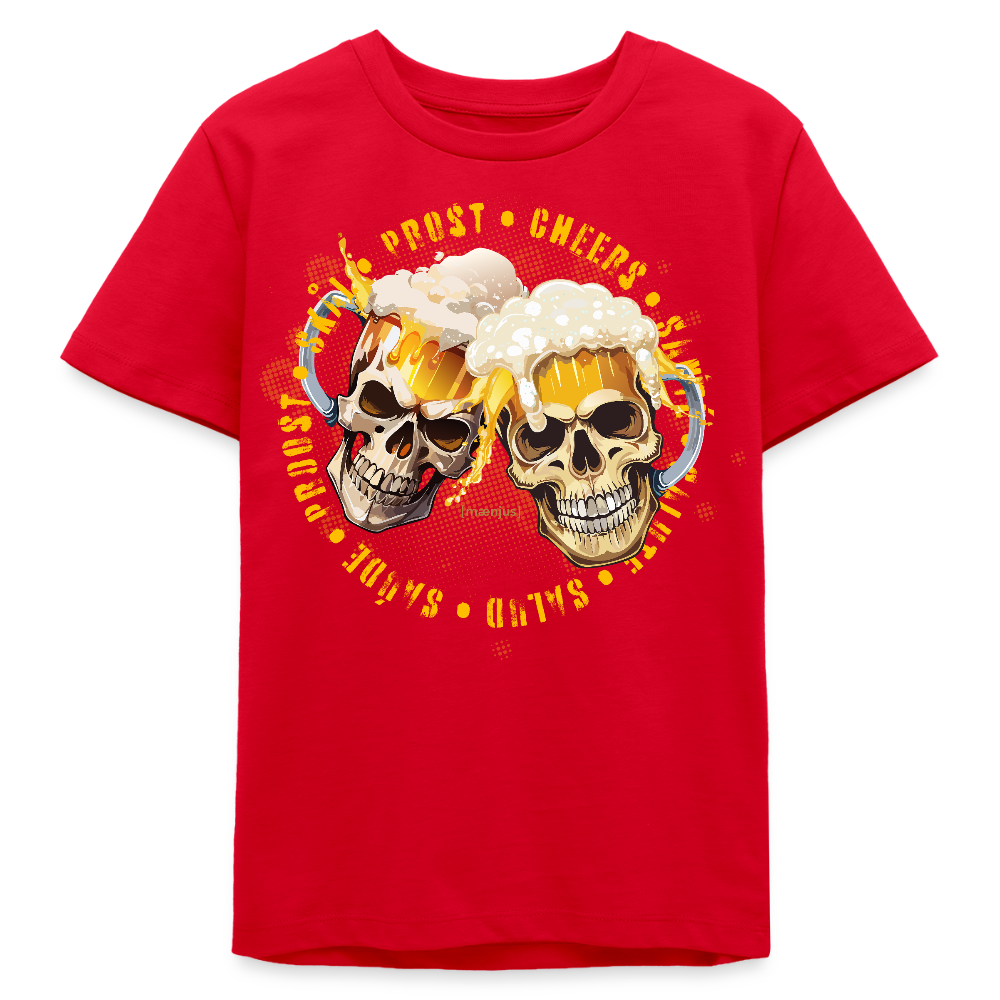 MNJS TEENS Bio T-Shirt mit OKTOBERFEST EDITION BOYS PRINT - Rot