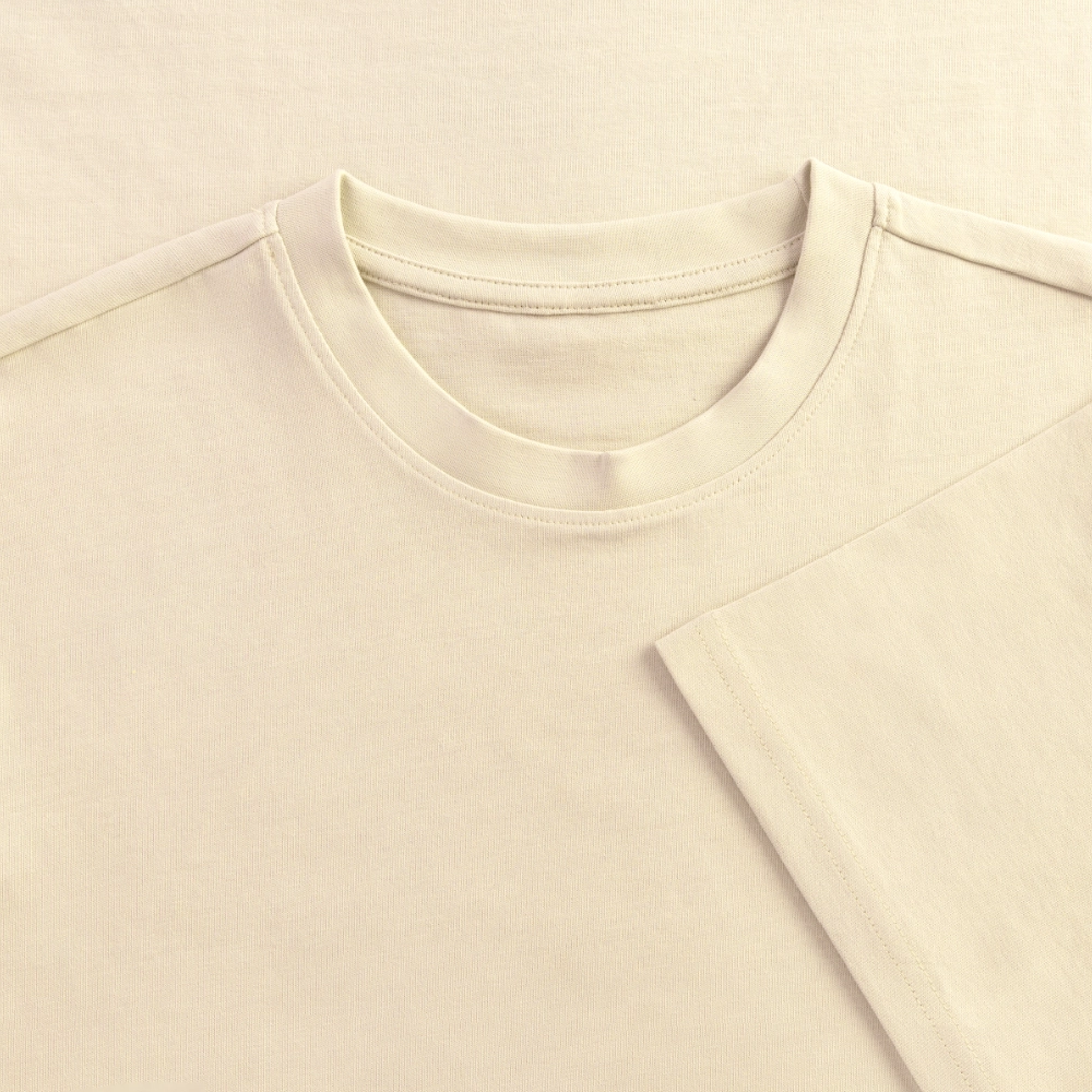 Heavy Oversize T-Shirt mit SUN KISSED PRINT - Creme