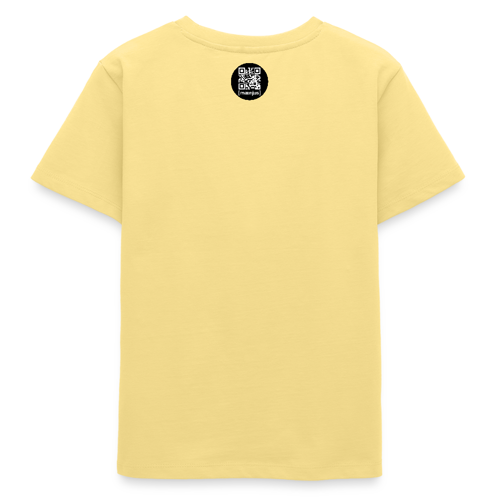 MNJS TEENS Bio T-Shirt mit SNOWCATFUCKTORY PRINT - Gelb Viva 