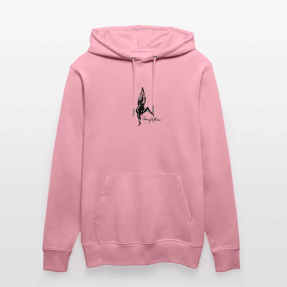 Unisex Bio-Hoodie mit TUSCHEMÄNNCHEN PRINT - Lila Traum