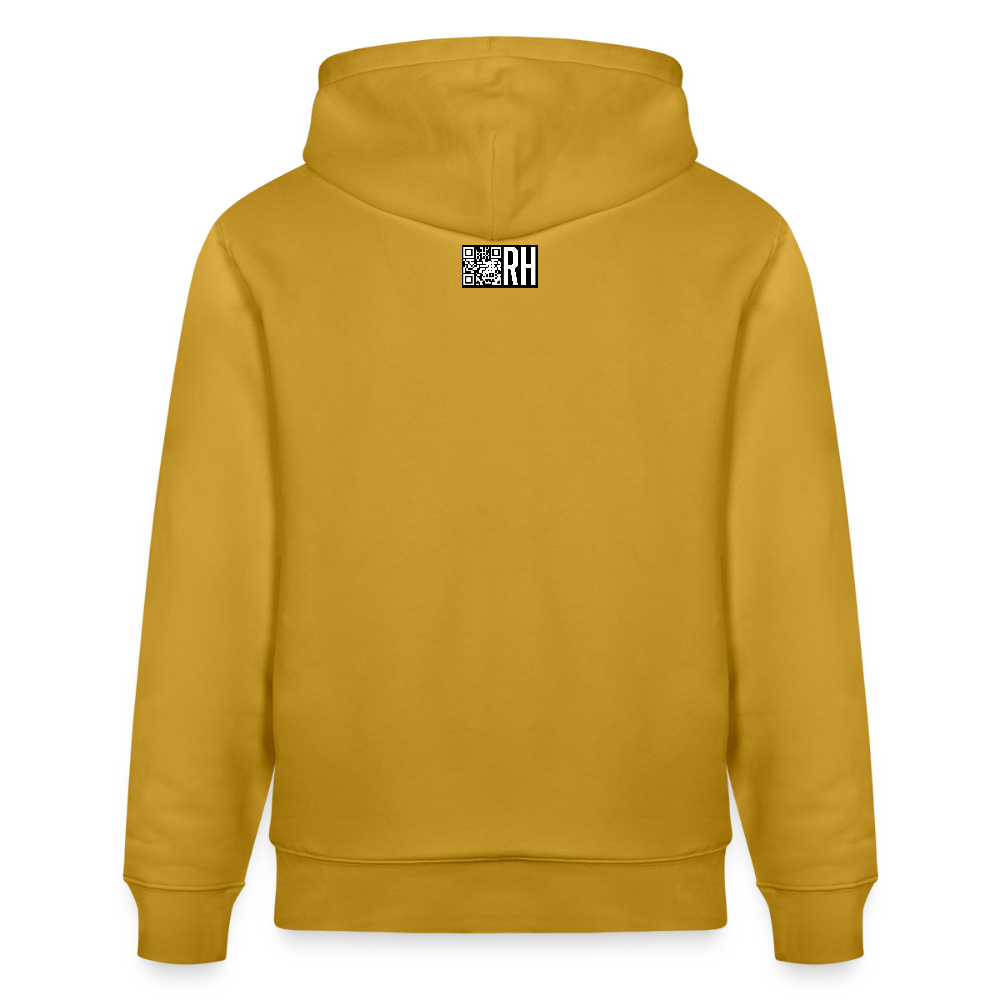Unisex Bio-Hoodie mit ICE ICE BABY PINGUIN PRINT - Ocker