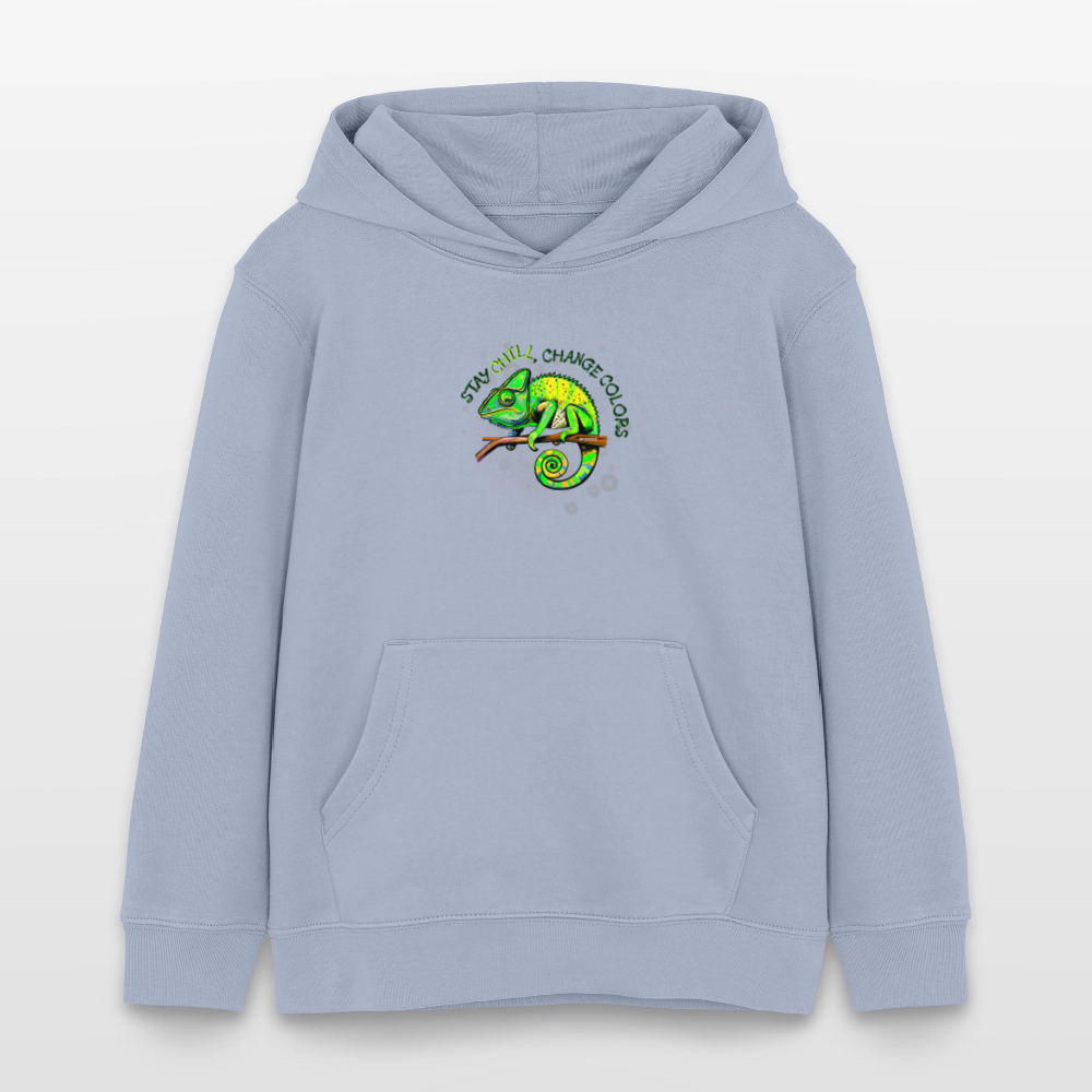 MNJS KIDS Bio-Hoodie mit BE DIFFERENT PRINT - Lavendel-Violett