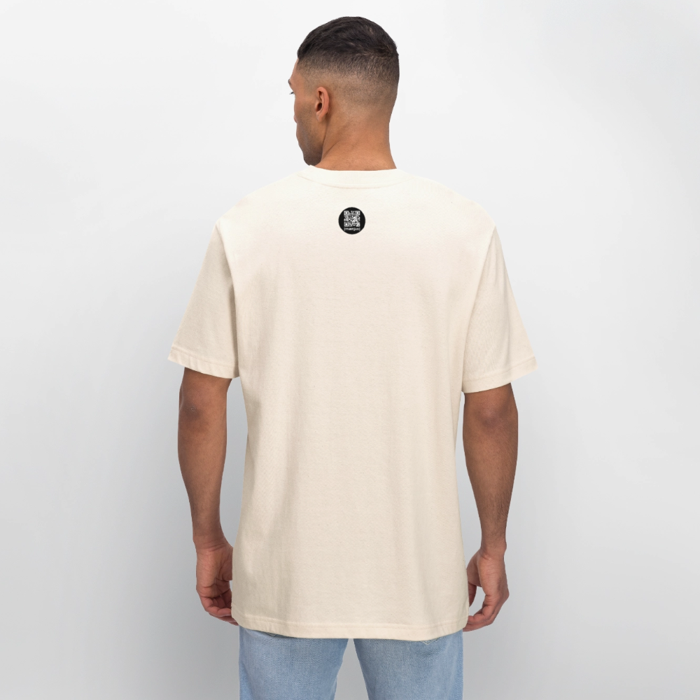Unisex Bio-T-Shirt mit KEEP CALM PRINT - Naturweiß 