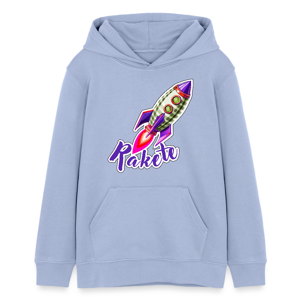 MNJS TEENS Bio-Hoodie mit RAKETE PRINT - Sky