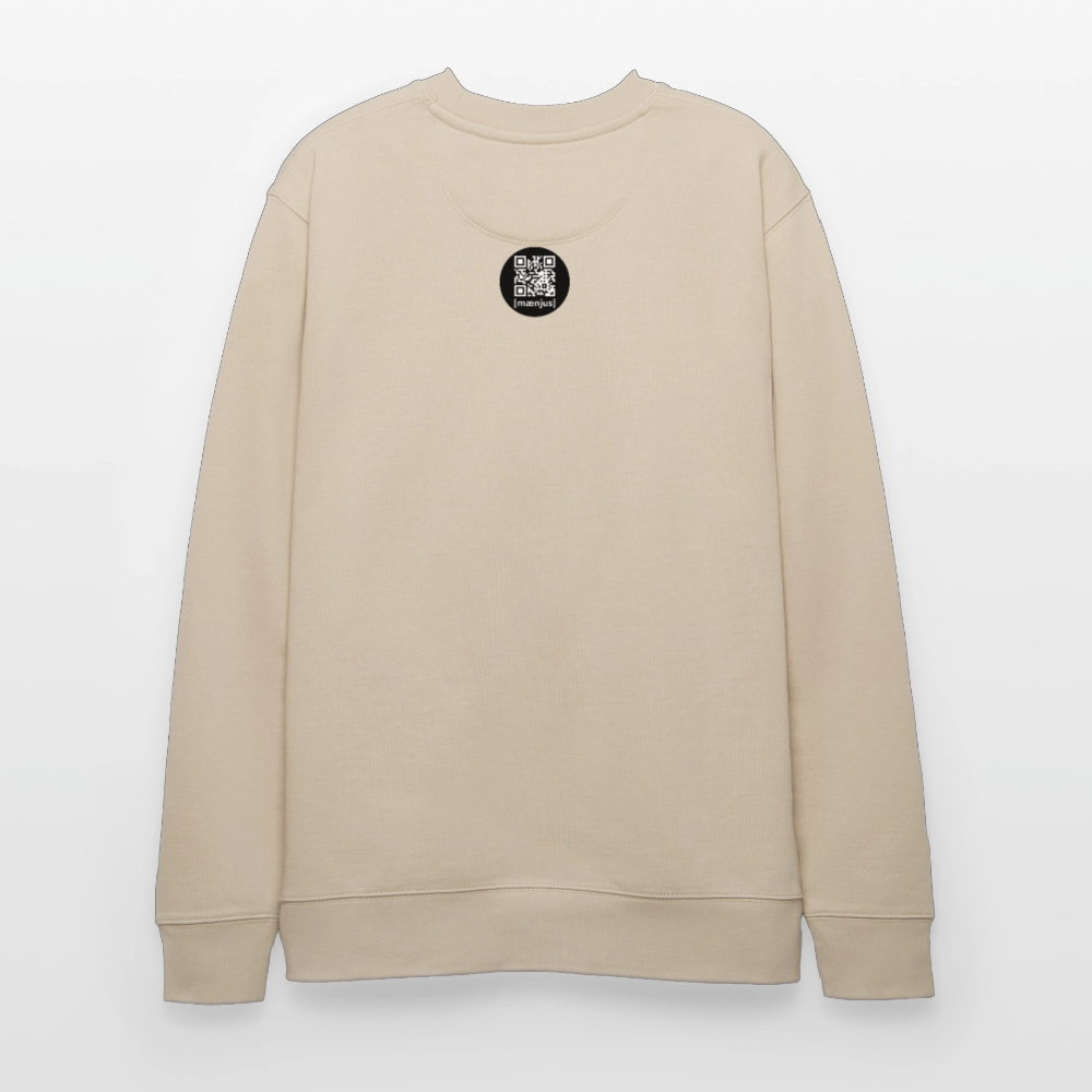 Unisex Bio-Sweatshirt mit BOBBLEHAT DOGCOMPANY PRINT - Beige