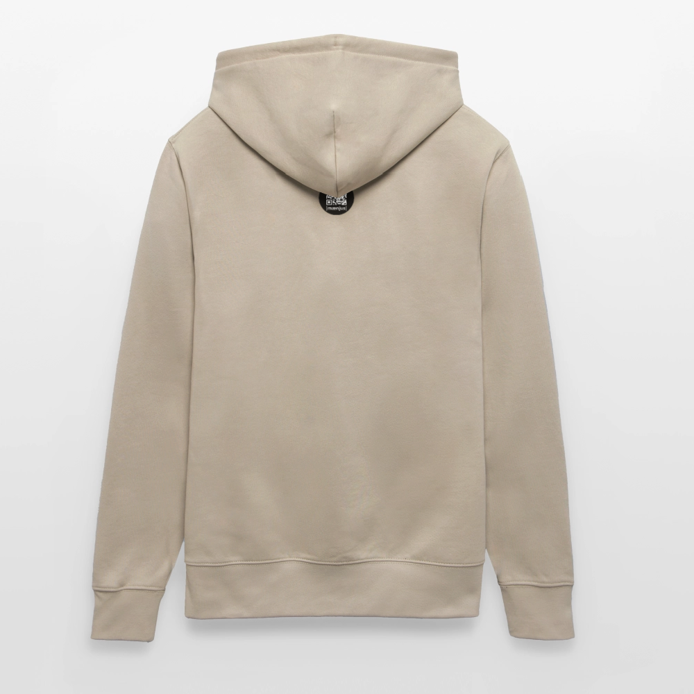 Unisex Bio-Hoodie mit KEEP CALM PRINT - Beige