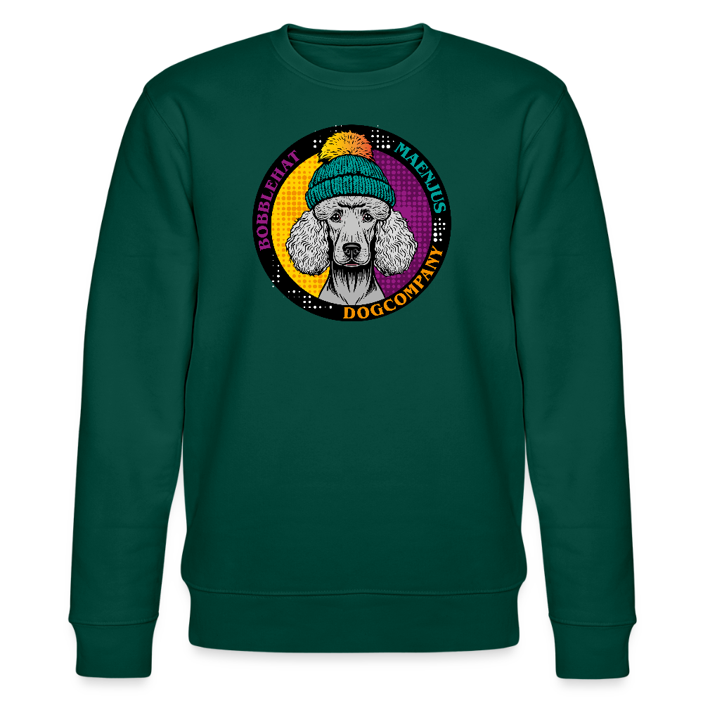 Unisex Bio-Sweatshirt mit BOBBLEHAT DOGCOMPANY PRINT - Forest