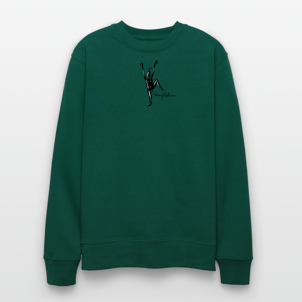Unisex Bio-Sweatshirt mit TUSCHEMÄNNCHEN PRINT - Forest