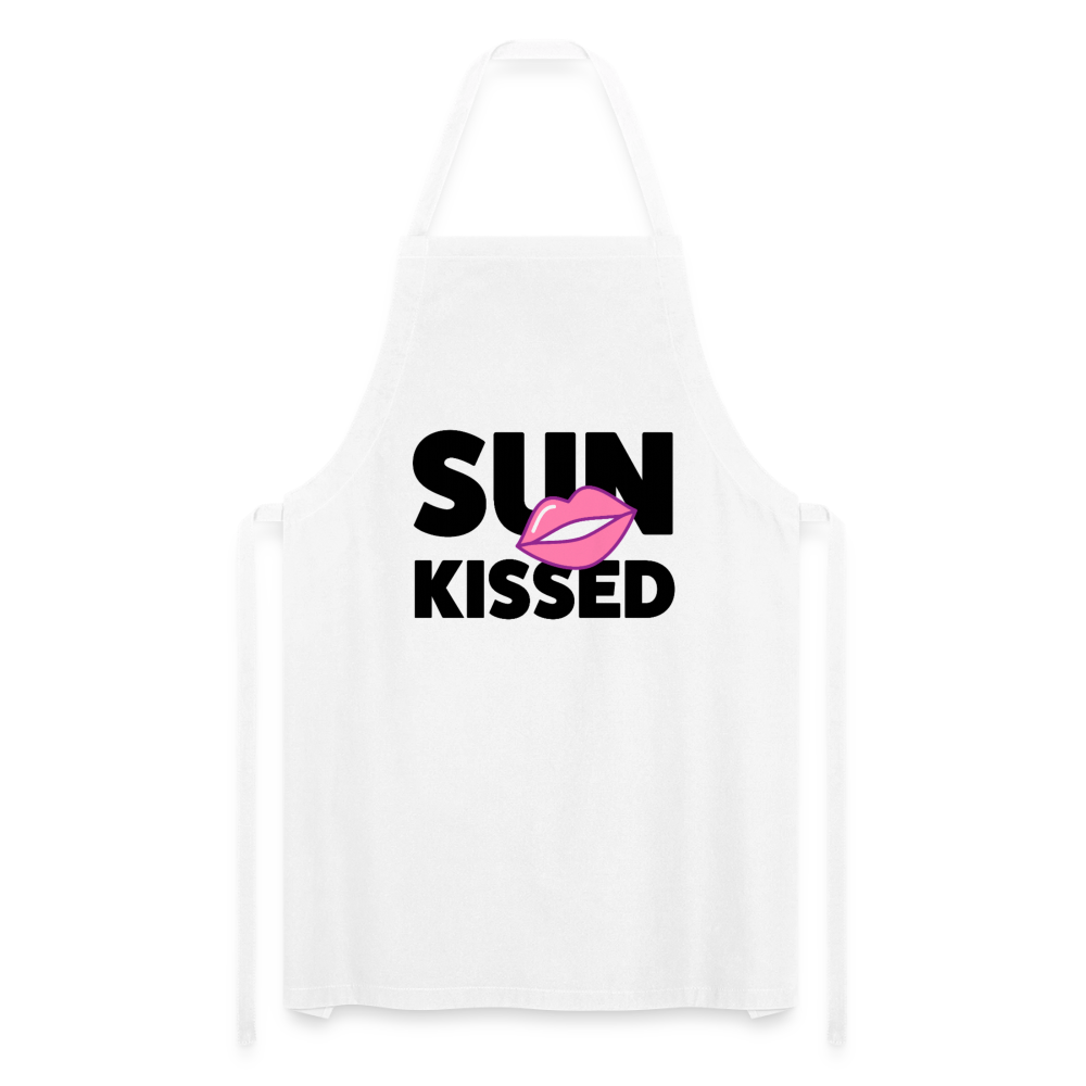 Kochschürze mit SUN KISSED PRINT - Weiß