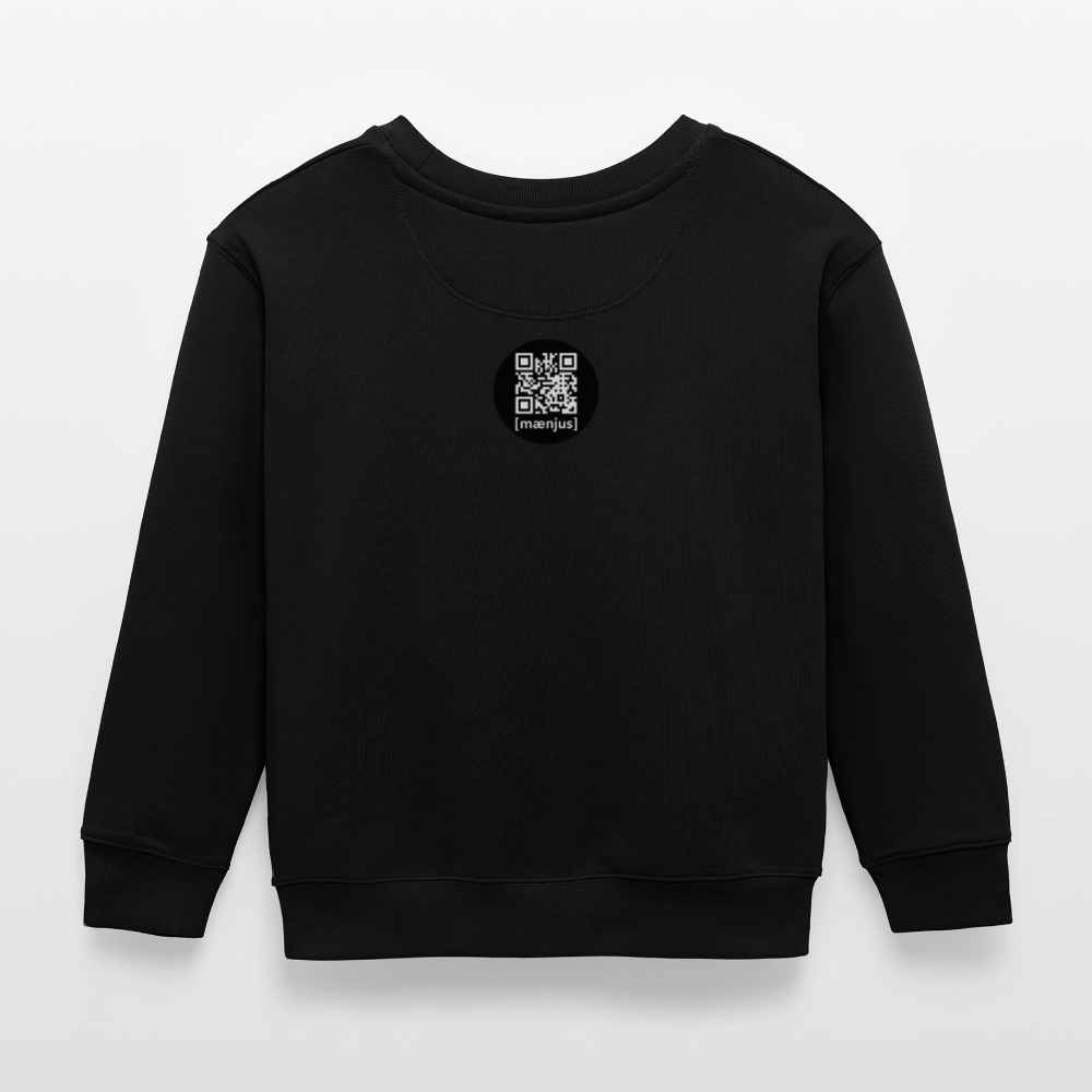 MNJS KIDS Mini Changer Bio Sweatshirt mit MONKEY PRINT - Schwarz