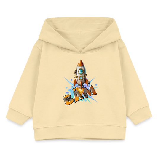MNJS KIDS Bio Hoodie mit BÄM PRINT - Creme