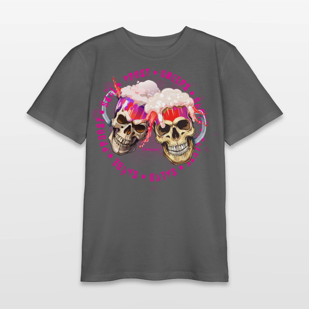 MNJS TEENS Bio T-Shirt mit OKTOBERFEST EDITION GIRLS PRINT - Anthrazit