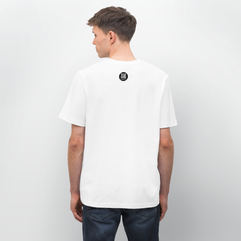 Unisex Bio-T-Shirt mit YELLOW SUBMARINE PRODUCTION PRINT - Weiß