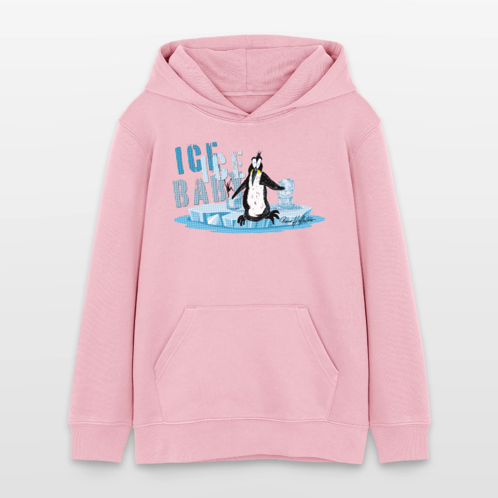 MNJS TEENS Bio-Hoodie mit ICE ICE BABY PRINT - Hellrosa