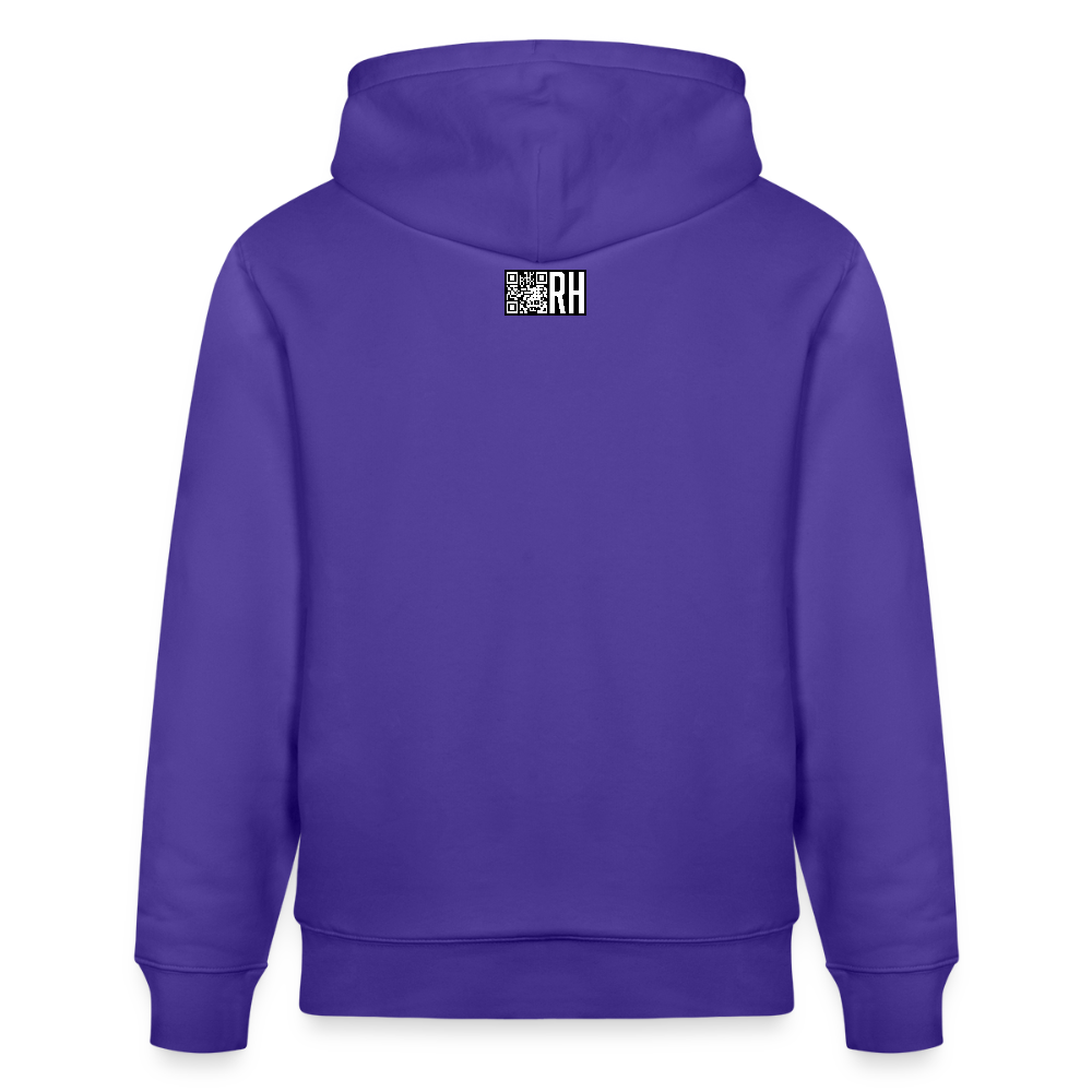Unisex Bio-Hoodie mit MAENJUS NETWORK FASHION PRINT - Purple Love 