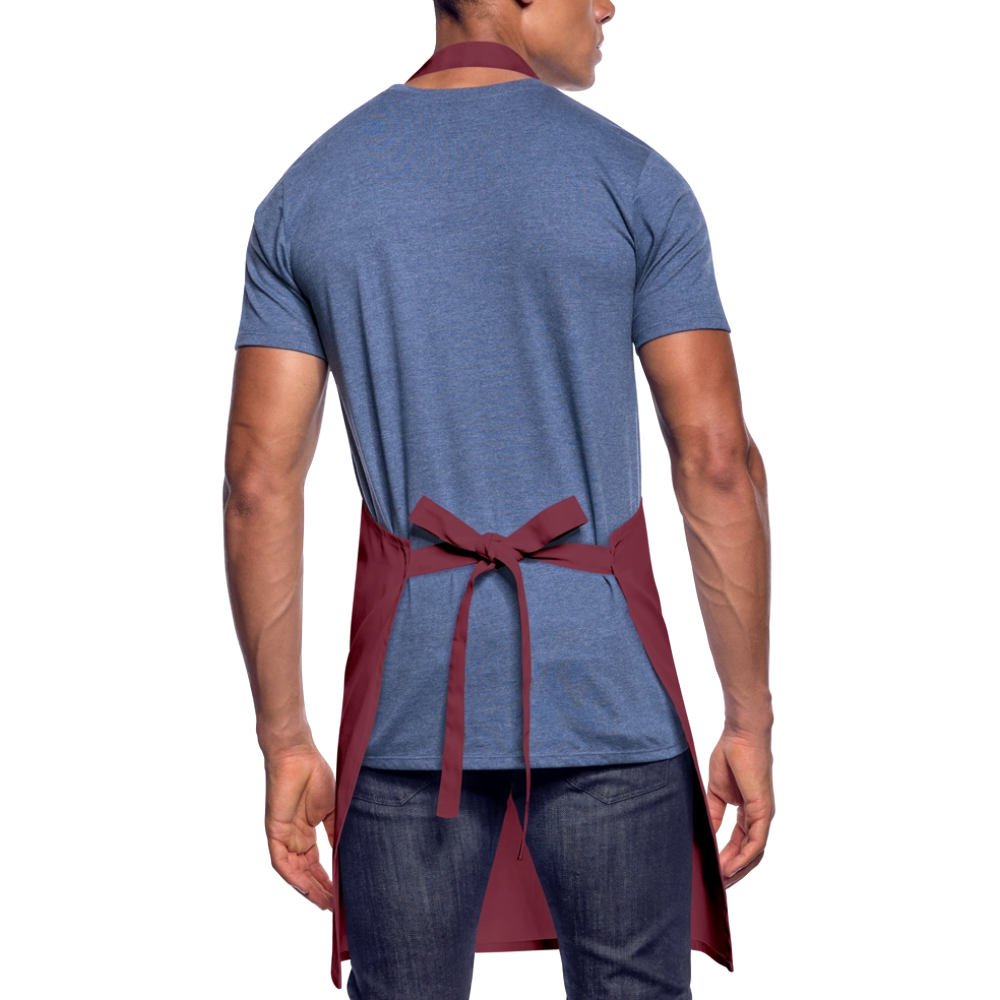 Kochschürze mit Mandala Vibes Motiv V - Bordeaux