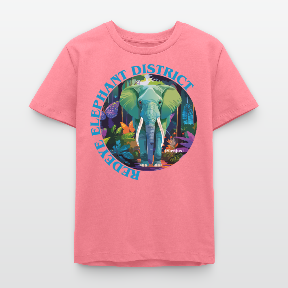 MNJS TEENS Bio T-Shirt mit REDEYE ELEPHANT DISTRICT PRINT - Pink 